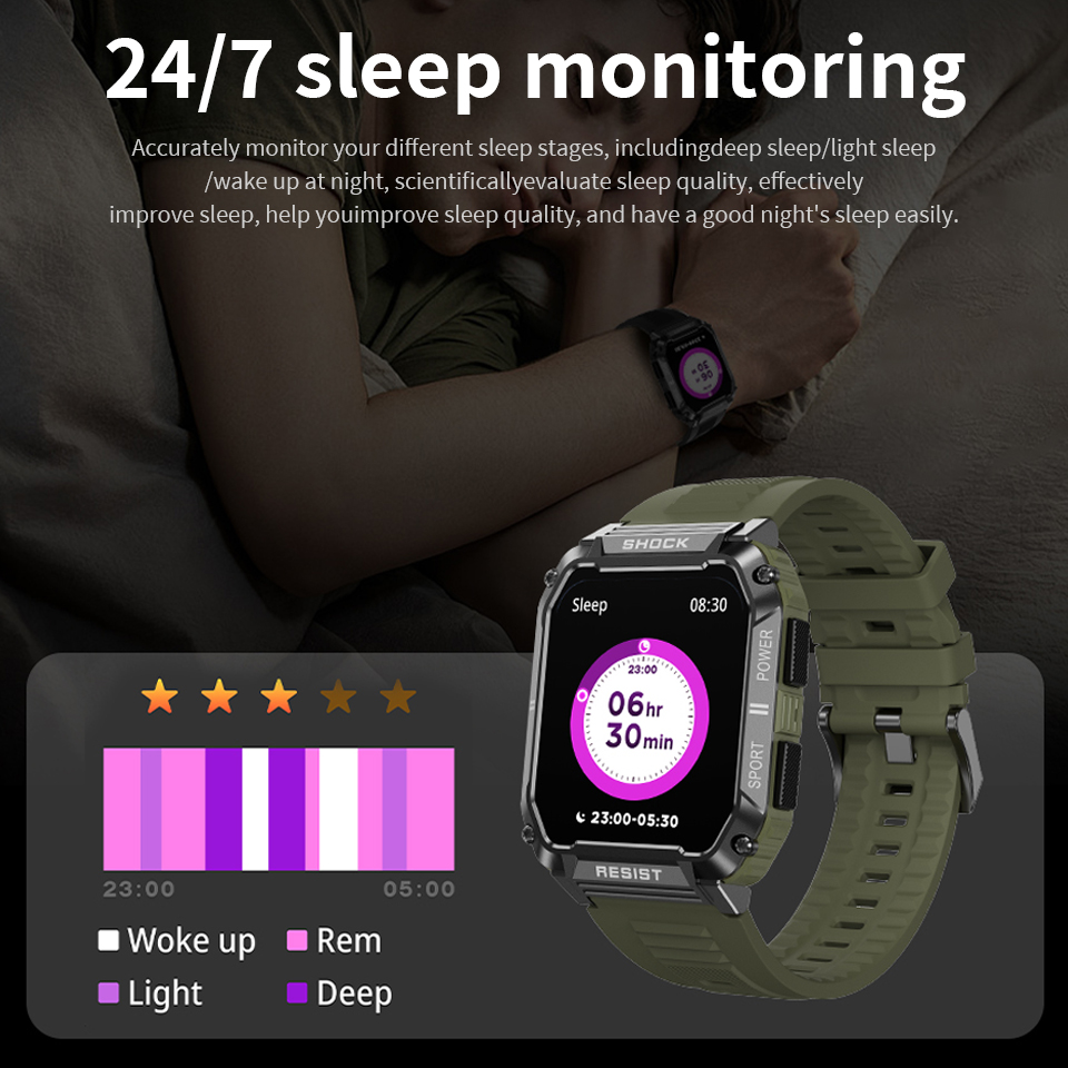 LIGE Men's Smartwatch Health B - Smartwatch Watches For Sale ulasan dan harga