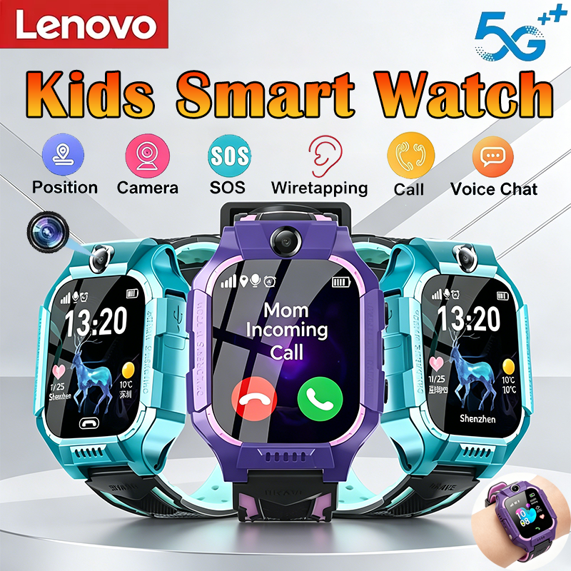 Lenovo 2026 New 5G Waterproof  - Smartwatch Watches Gift For Boys With Gps ulasan dan harga