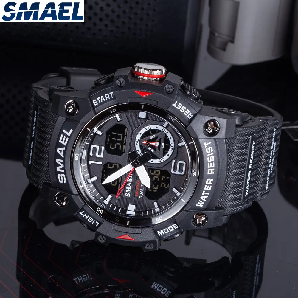 SMAEL 8007  Men's Outdoor Cool - Casio Watches Smartwatch ulasan dan harga