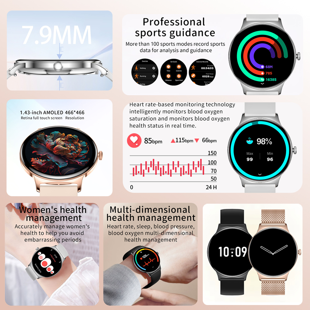 ChiBear Ultra Thin Fashion Sma - Smartwatch Sports Watches For Women ulasan dan harga