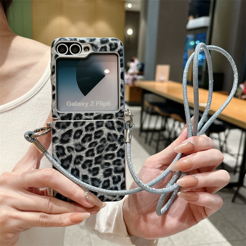 Luxury Leopard Print Phone Cas - Samsung Galaxy Strap ulasan dan harga