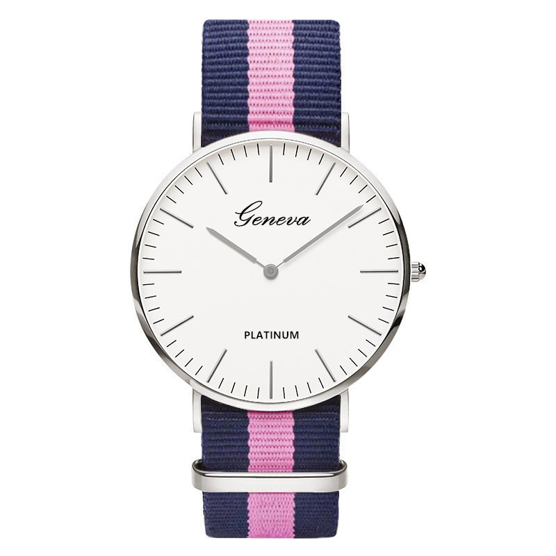 Classic Fashion Stripe Nylon B - Smartwatch Luxury Watches For Women ulasan dan harga