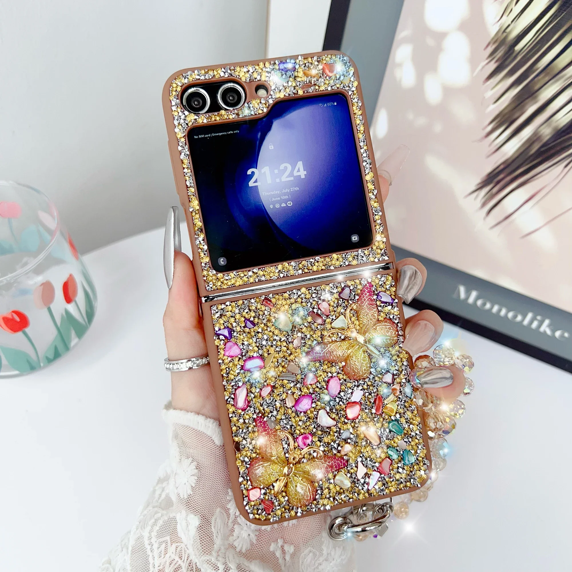 Luxury Glitter Cute Bling Crys - Samsung Galaxy Strap ulasan dan harga