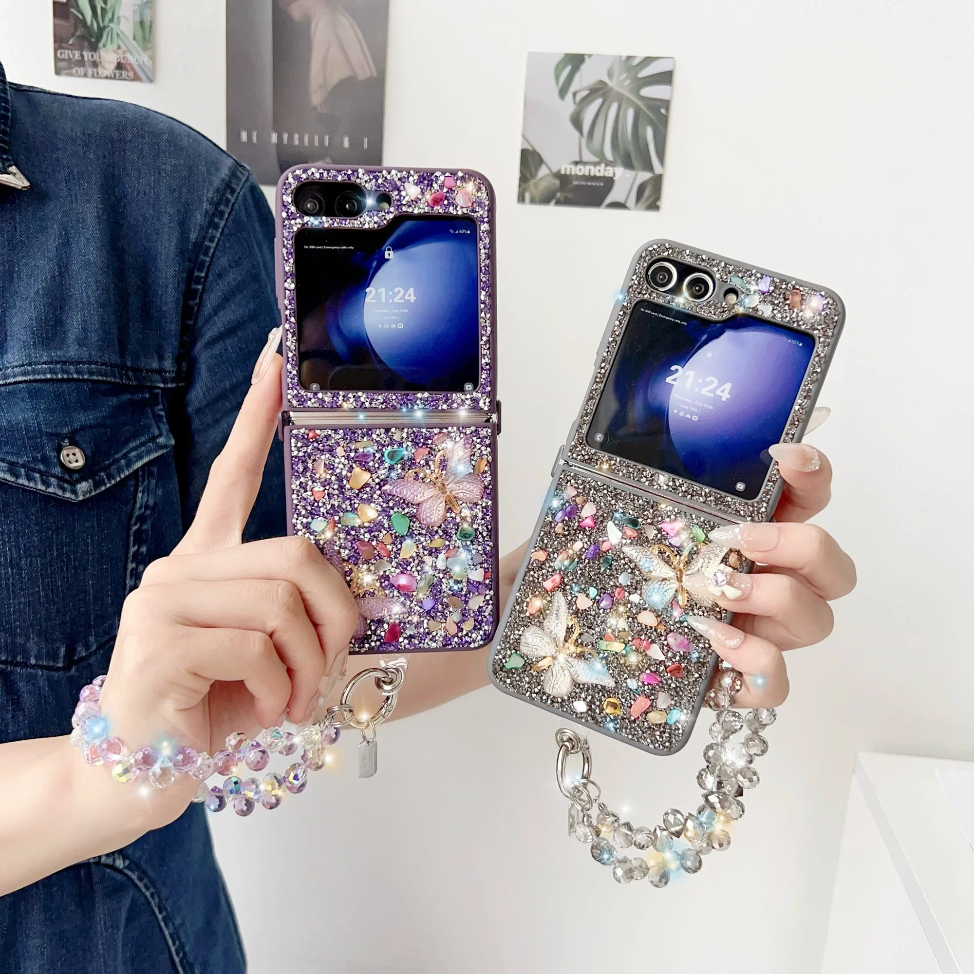 Luxury Glitter Cute Bling Crys - Samsung Galaxy Strap ulasan dan harga