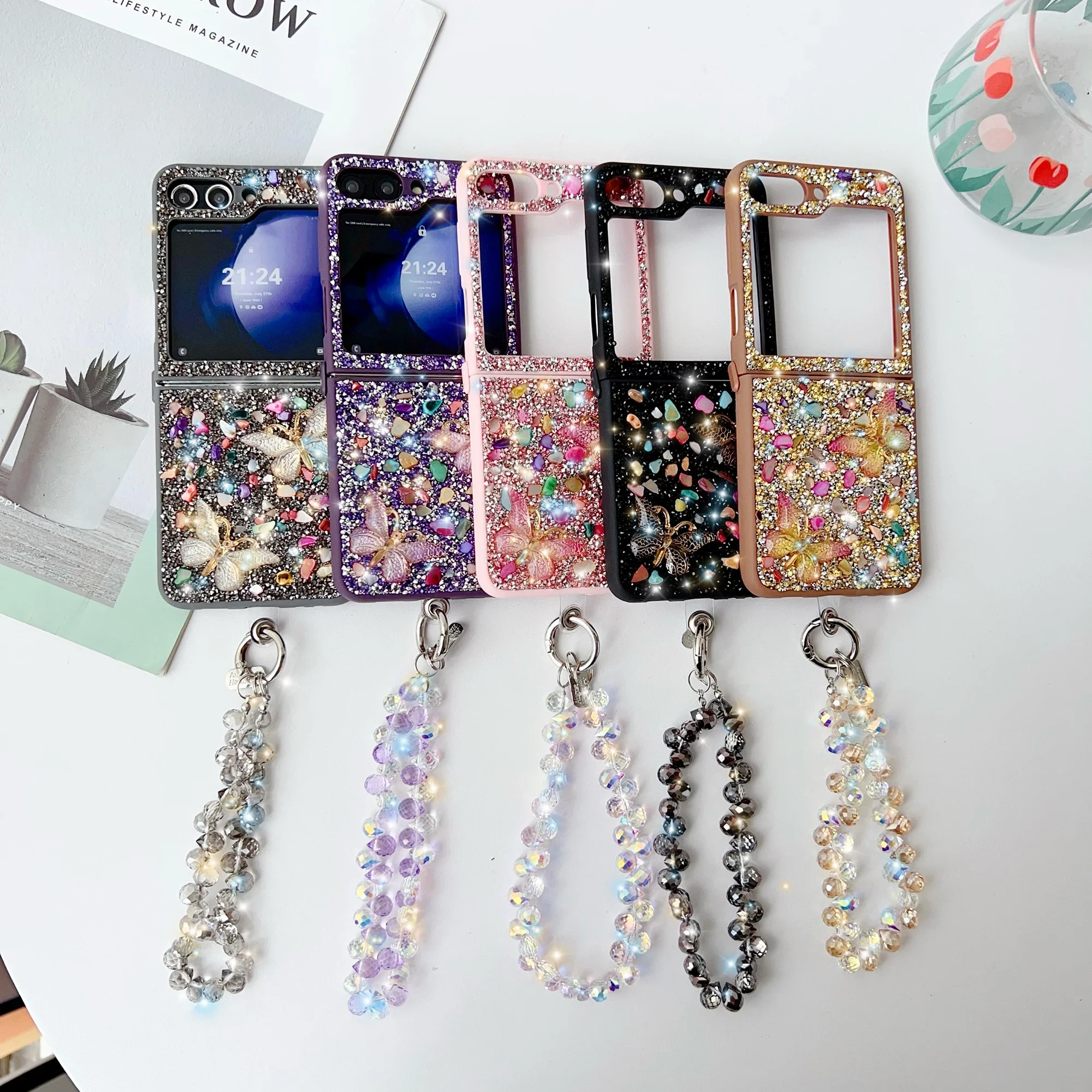 Luxury Glitter Cute Bling Crys - Samsung Galaxy Strap ulasan dan harga