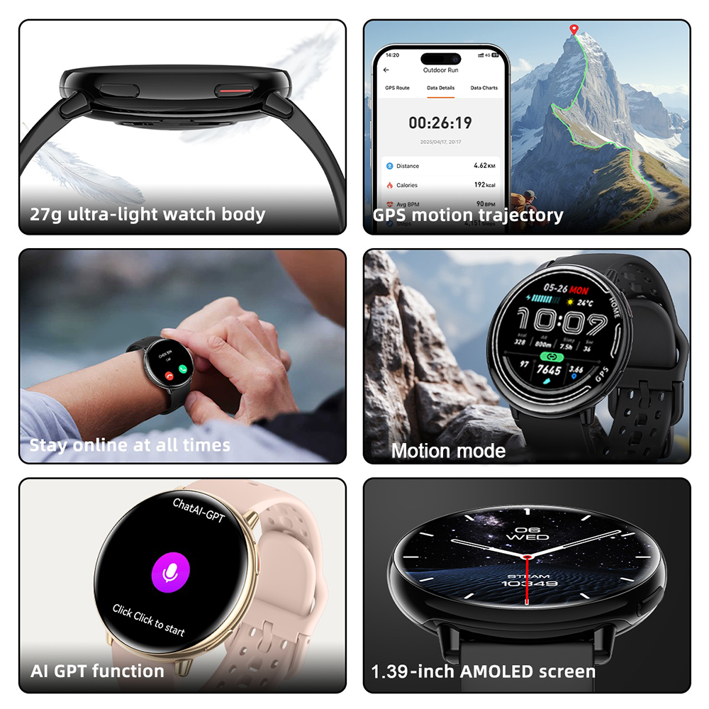 New hot GPS smartwatch 1.43 AM - Smartwatch New Watches 2025 ulasan dan harga