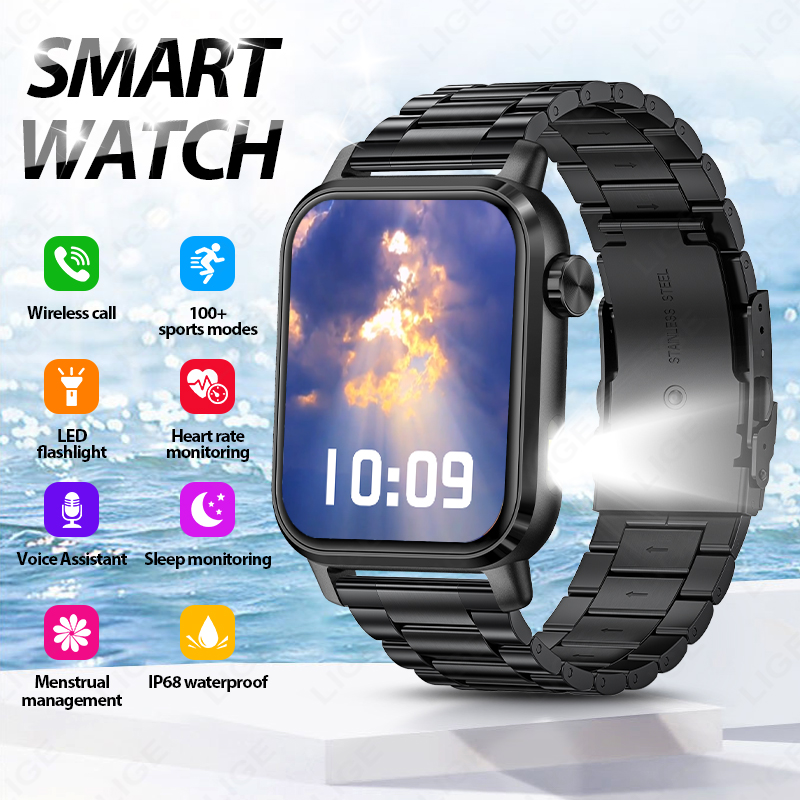 LIGE Smart Watch Sports Fitnes - Smartwatch Watches For Sale ulasan dan harga