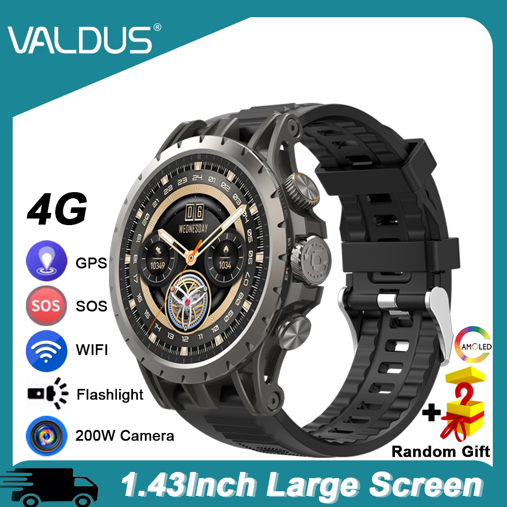 VALDUS 4G Smartwatch For Man W - Watch Iwo ulasan dan harga