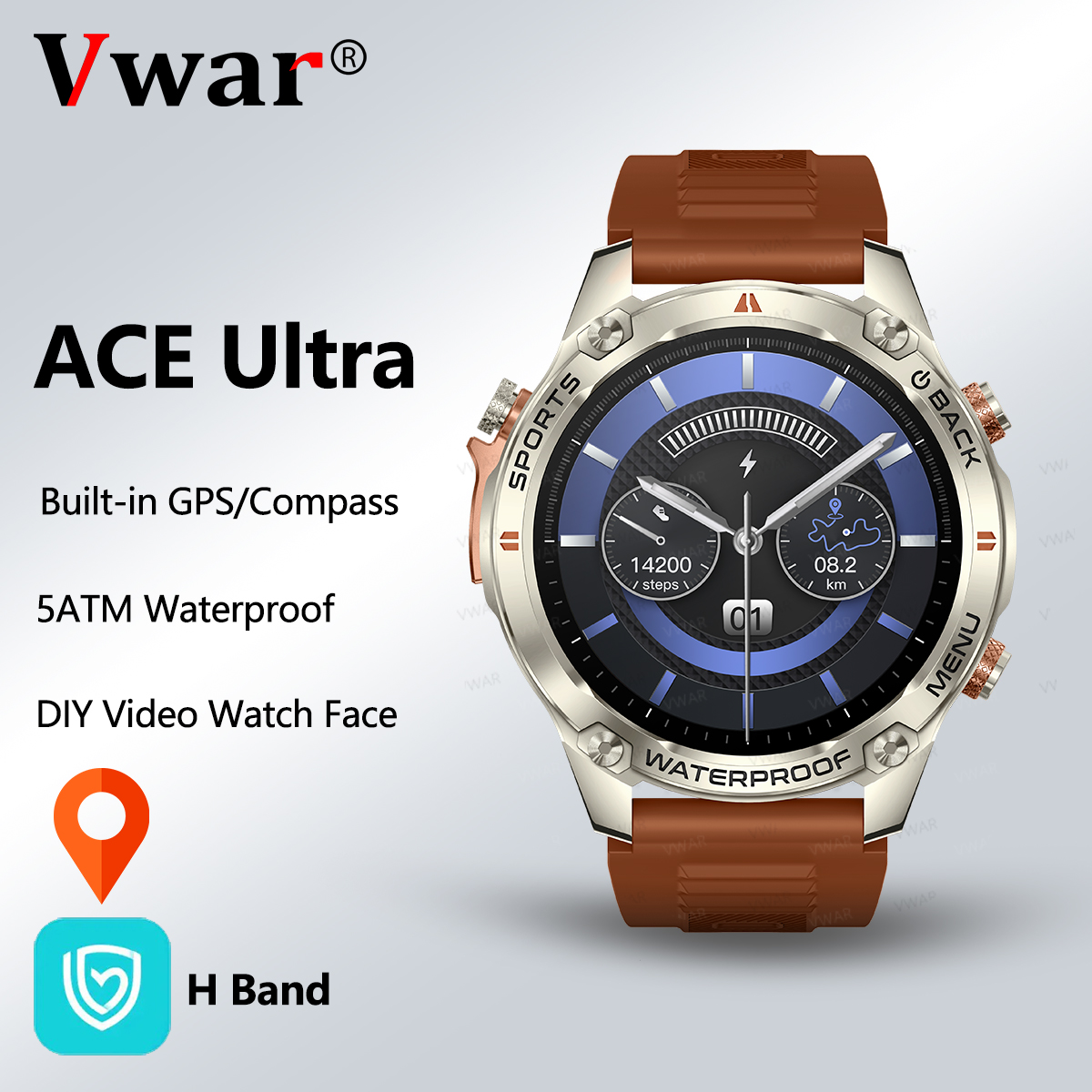 NEW 2025 VWAR ACE Ultra GPS Sm - Watch Vs Smartwatch ulasan dan harga