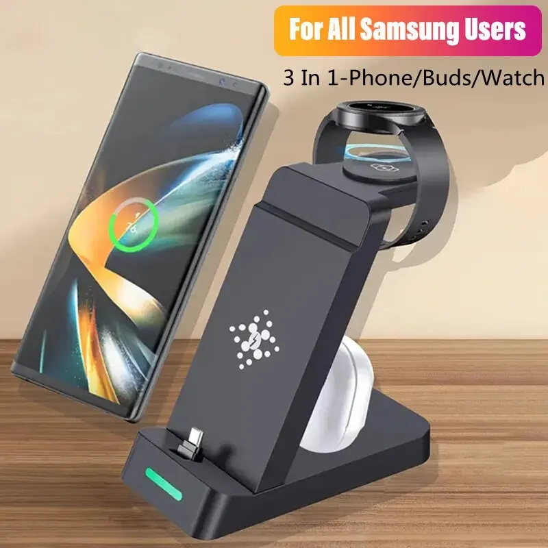 3 In 1 Charging Station for Sa - Watches Smartwatch Samsung ulasan dan harga