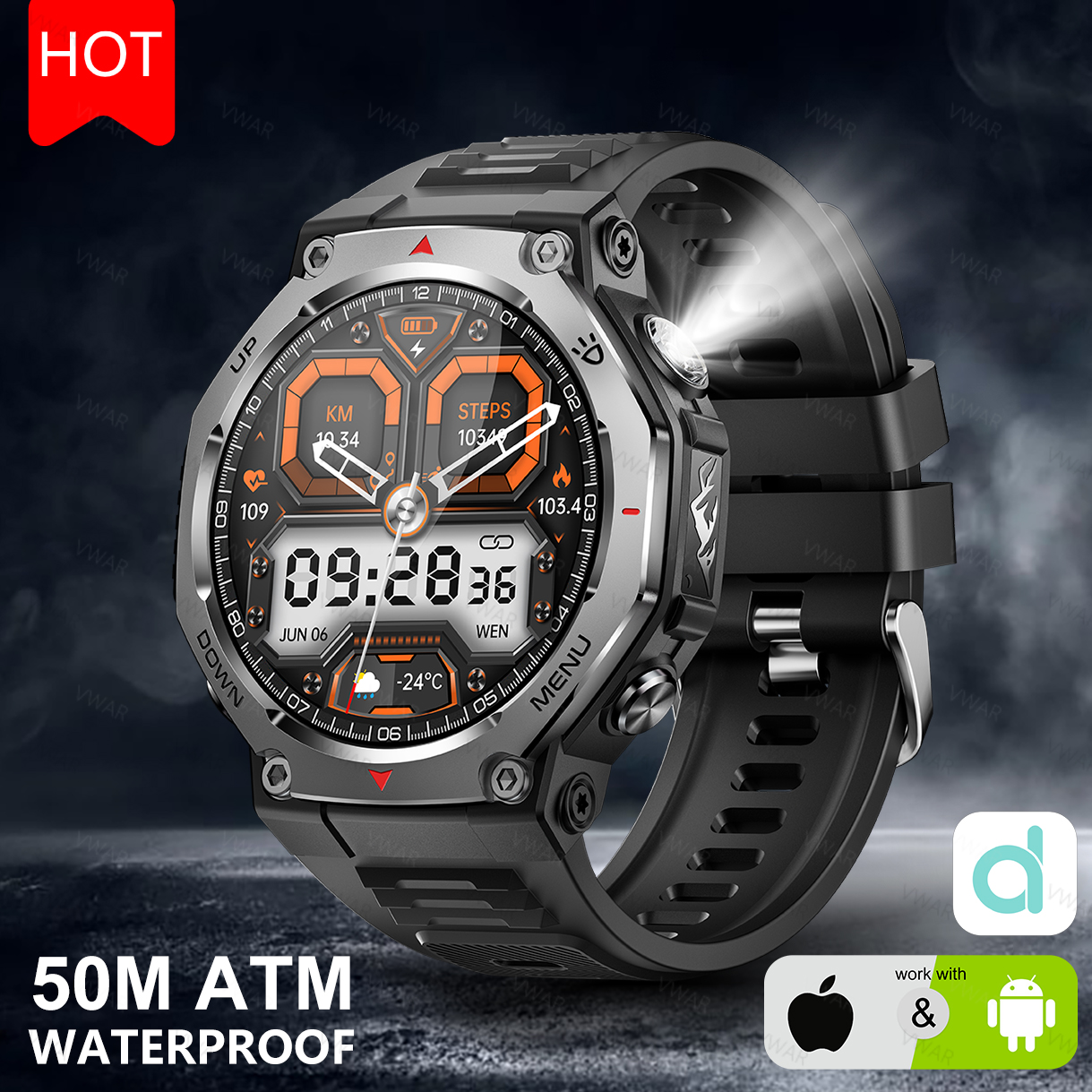 VWAR T-Rex Ultra Smart Watch w - Watch Vs Smartwatch ulasan dan harga