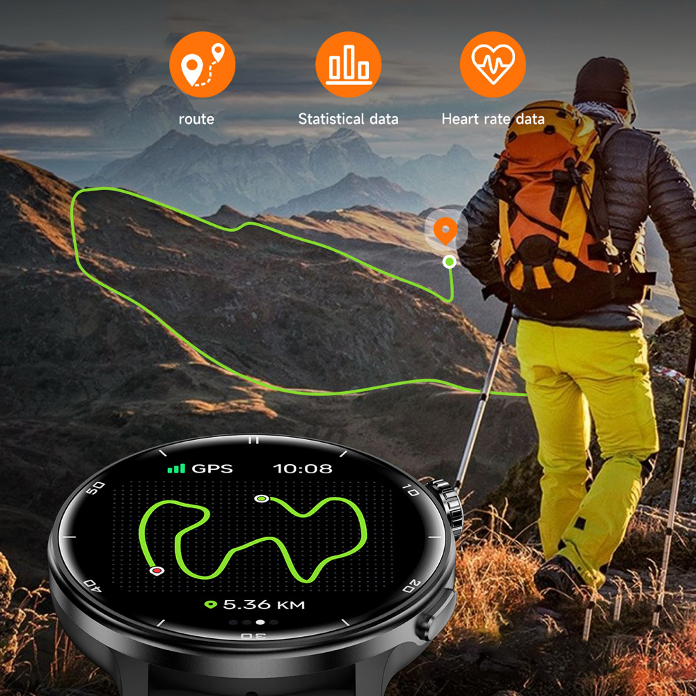 GPS Smart Watch Men Women Amol - Heart Rate Gps Watch ulasan dan harga