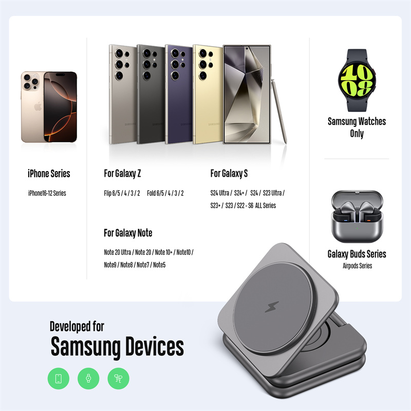 KUXIU Wireless Charger for Sam - Watches Smartwatch Samsung ulasan dan harga