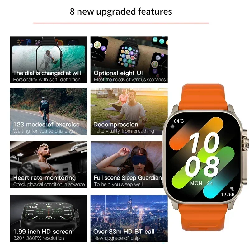 2026 New Smart Watch Hello Plu - Watch Iwo ulasan dan harga