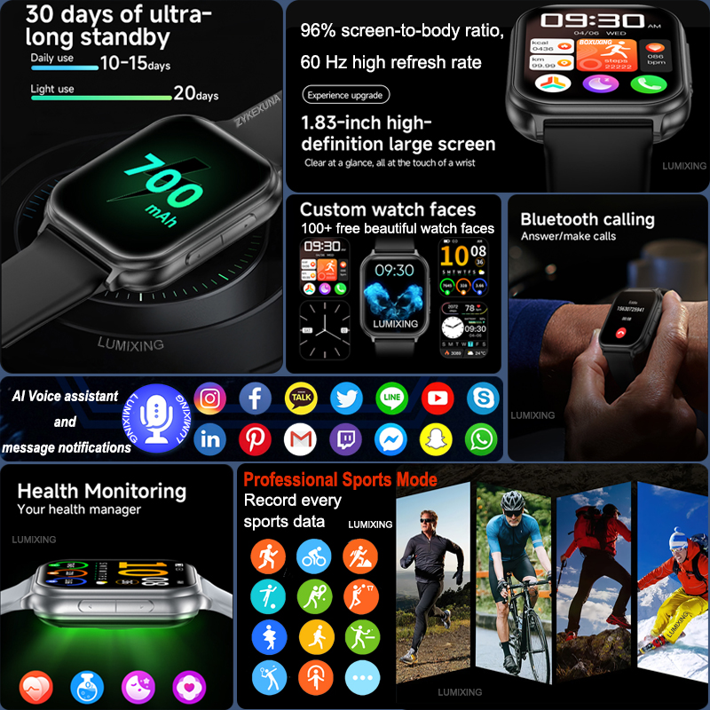New Smart watches Men Women Sp - Smartwatch Sports Watches For Women ulasan dan harga