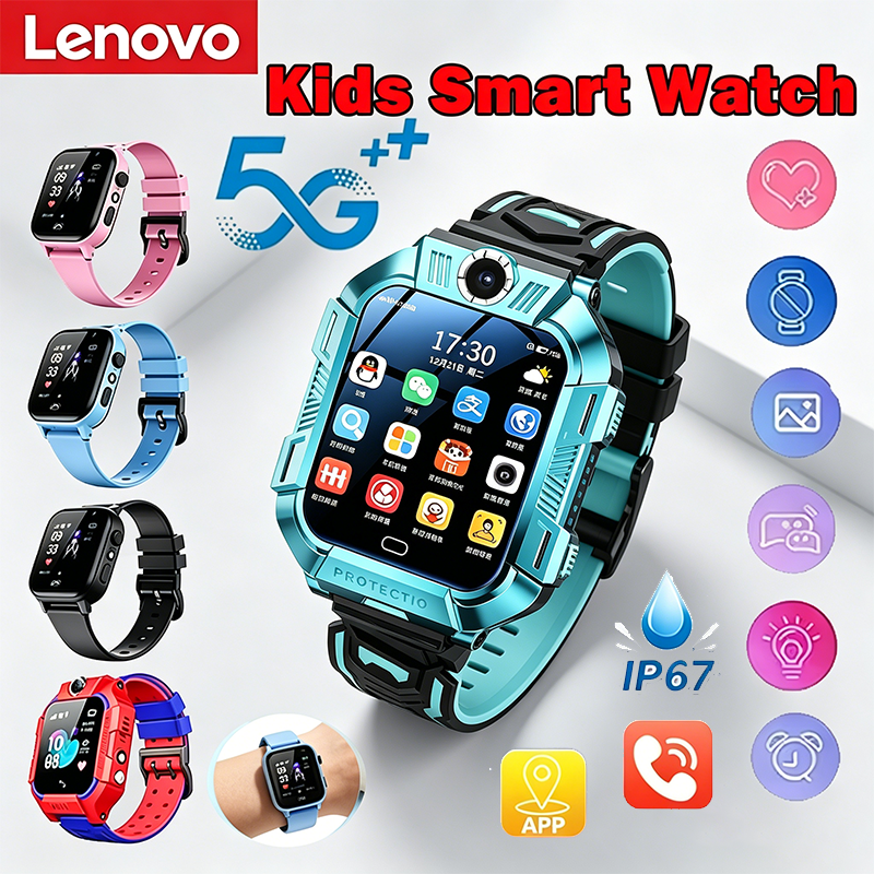 Lenovo 2026 New 5G Kids GPS Sm - Heart Rate Gps Watch ulasan dan harga