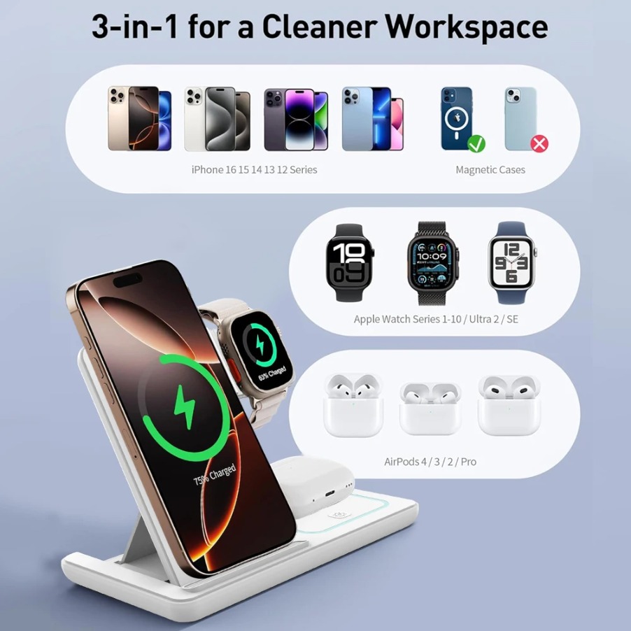 3 in 1 Foldable Night LED Ligh - Watches Smartwatch Samsung ulasan dan harga