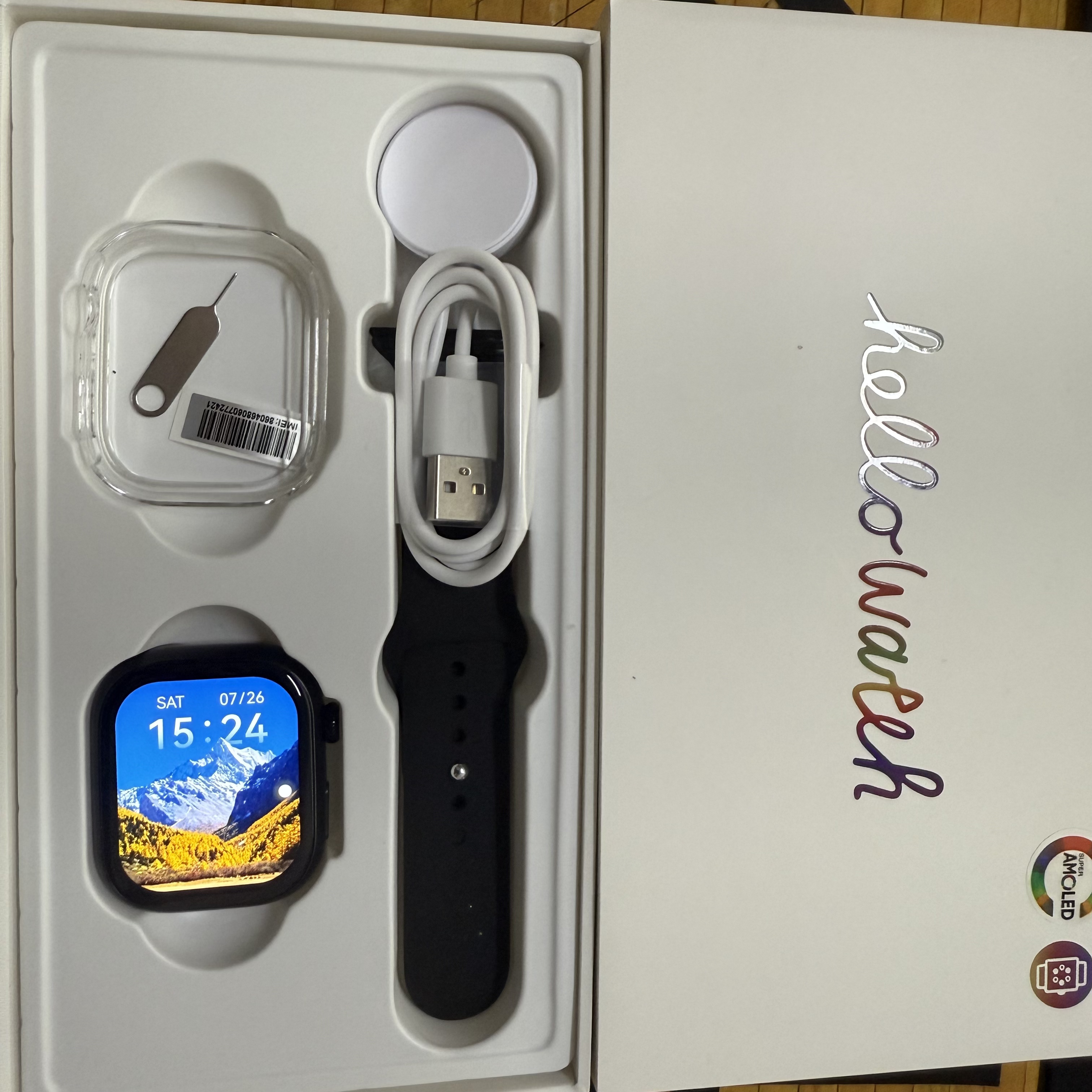 New VP69 2.39inch Amoled Andro - Heart Rate Gps Watch ulasan dan harga