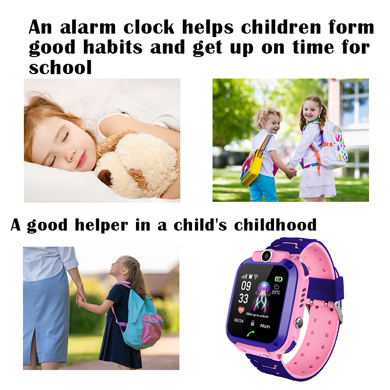 Q12B Kids Smart Watch with SOS - Smartwatch Watches Gift For Boys With Gps ulasan dan harga
