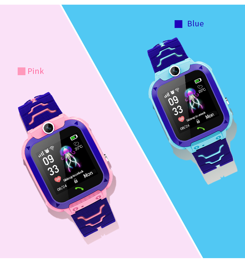 Q12B Kids Smart Watch with SOS - Smartwatch Watches Gift For Boys With Gps ulasan dan harga