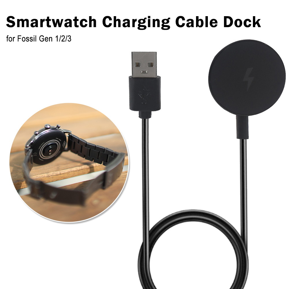 Watch Charger Cable Dock Watch - Fossil Watches Smartwatch Gen 3 ulasan dan harga