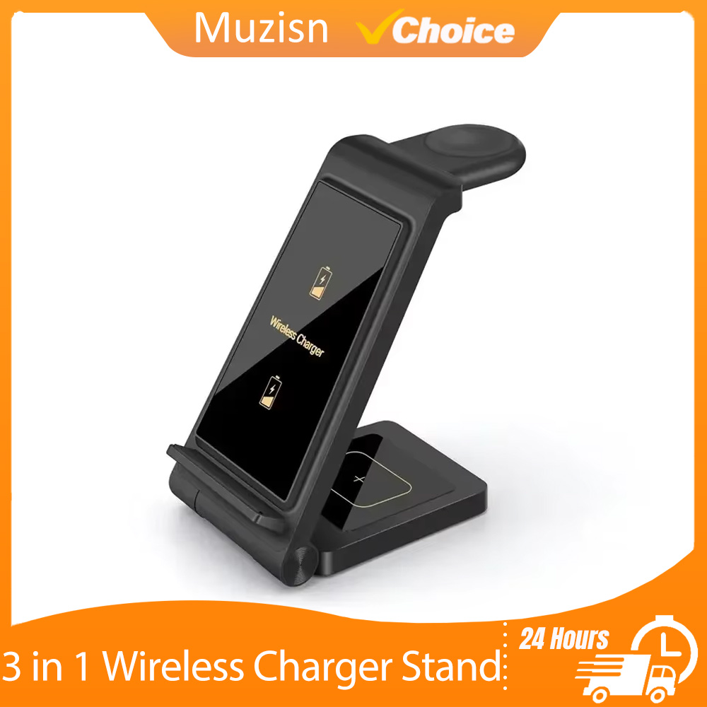 3 in 1 Wireless Charger Stand  - Watches Smartwatch Samsung ulasan dan harga