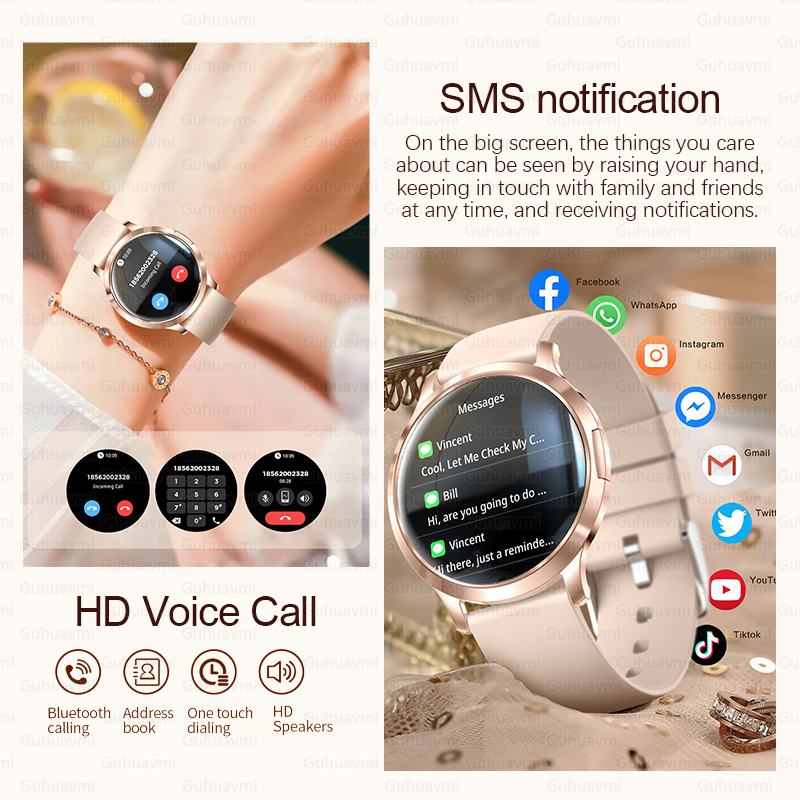 2025 New Smart Watch Women 1.3 - Smartwatch Luxury Watches For Women ulasan dan harga