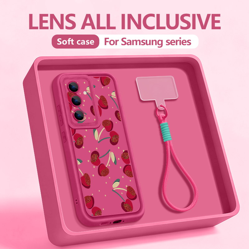 Little Cherry Pattern Lanyard  - Samsung Galaxy Strap ulasan dan harga