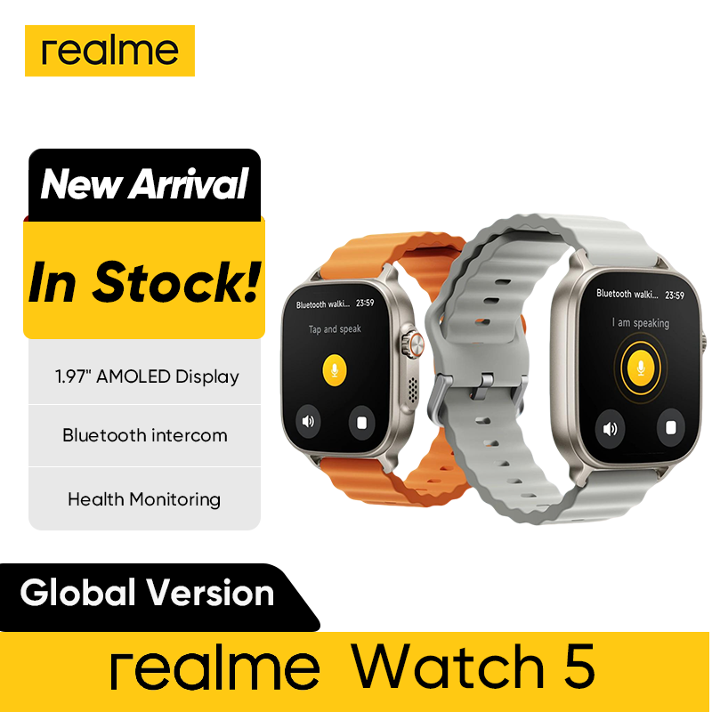 Global Version realme watch 5  - Heart Rate Gps Watch ulasan dan harga