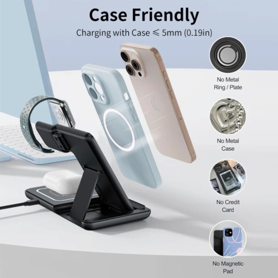 Night LED Light 3 In 1 Wireles - Watches Smartwatch Samsung ulasan dan harga