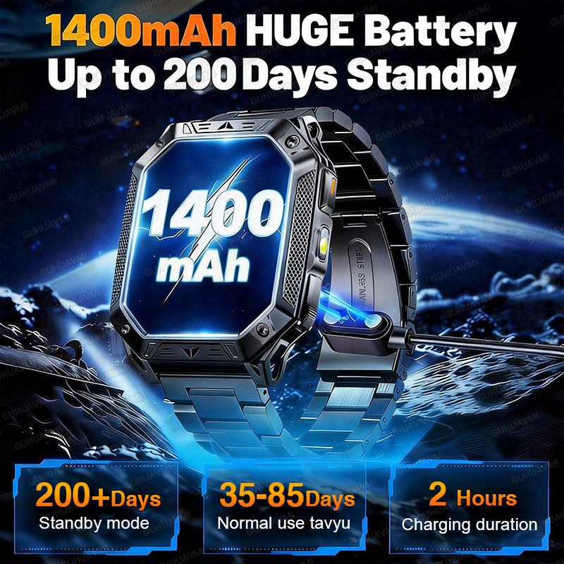 2026 New Military TANK Ultra P - Heart Rate Gps Watch ulasan dan harga