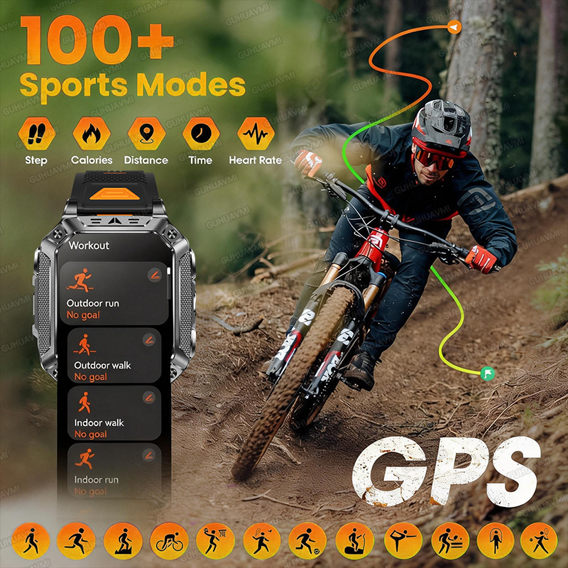 2026 New Military TANK Ultra P - Heart Rate Gps Watch ulasan dan harga