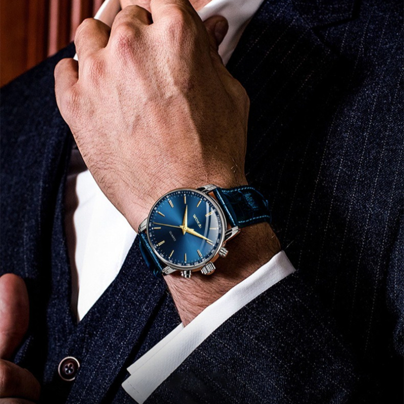 Watch Men Blue Watches Casual  - Smartwatch Watches Best Gift For Men ulasan dan harga