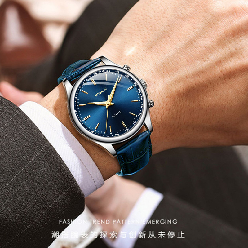 Watch Men Blue Watches Casual  - Smartwatch Watches Best Gift For Men ulasan dan harga