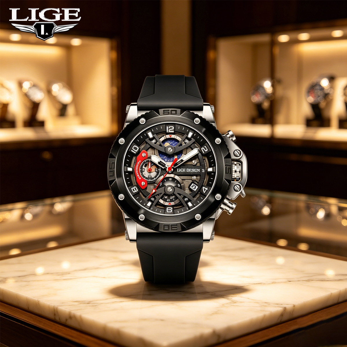 LIGE 2025 new men's watches fa - Smartwatch New Watches 2025 ulasan dan harga