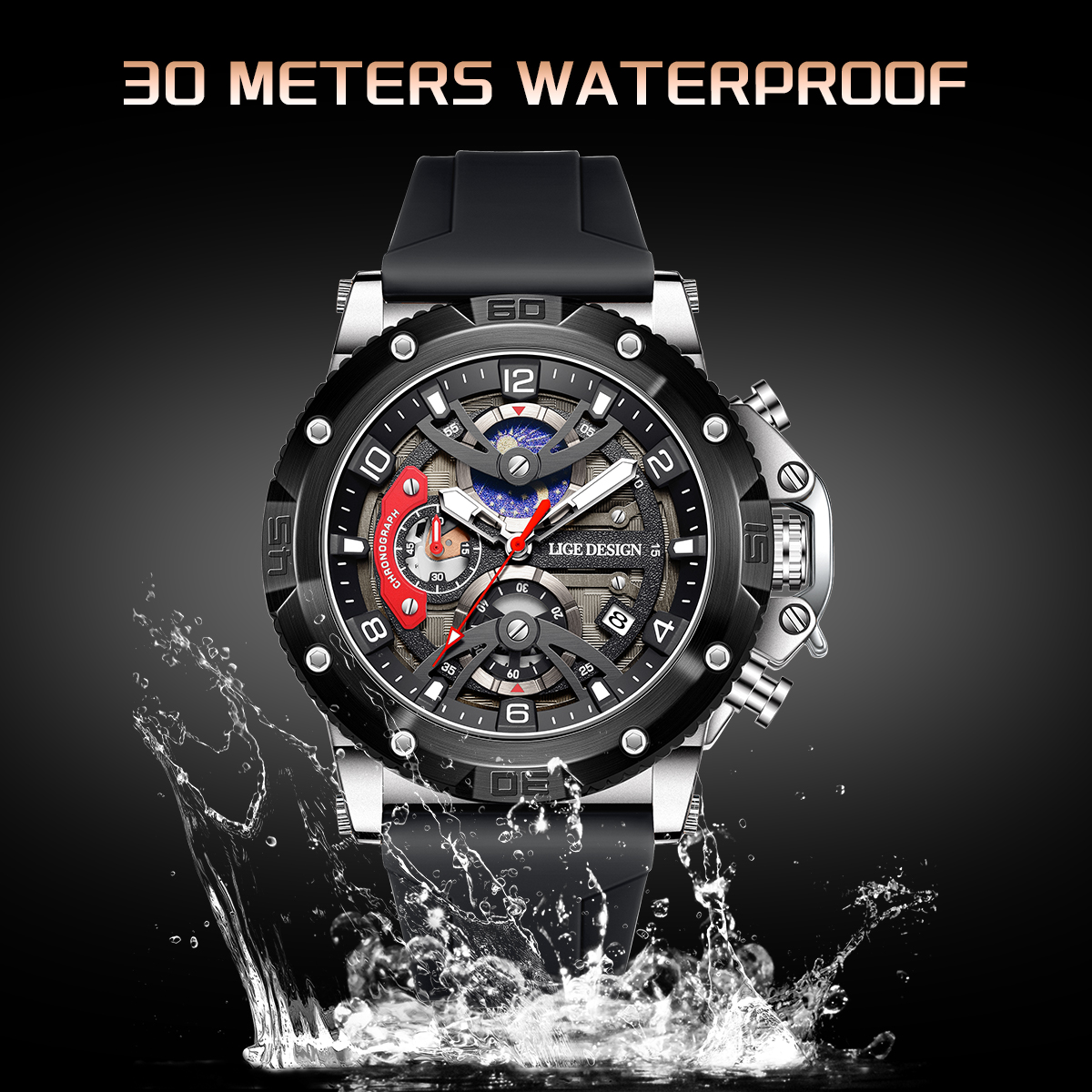 LIGE 2025 new men's watches fa - Smartwatch New Watches 2025 ulasan dan harga