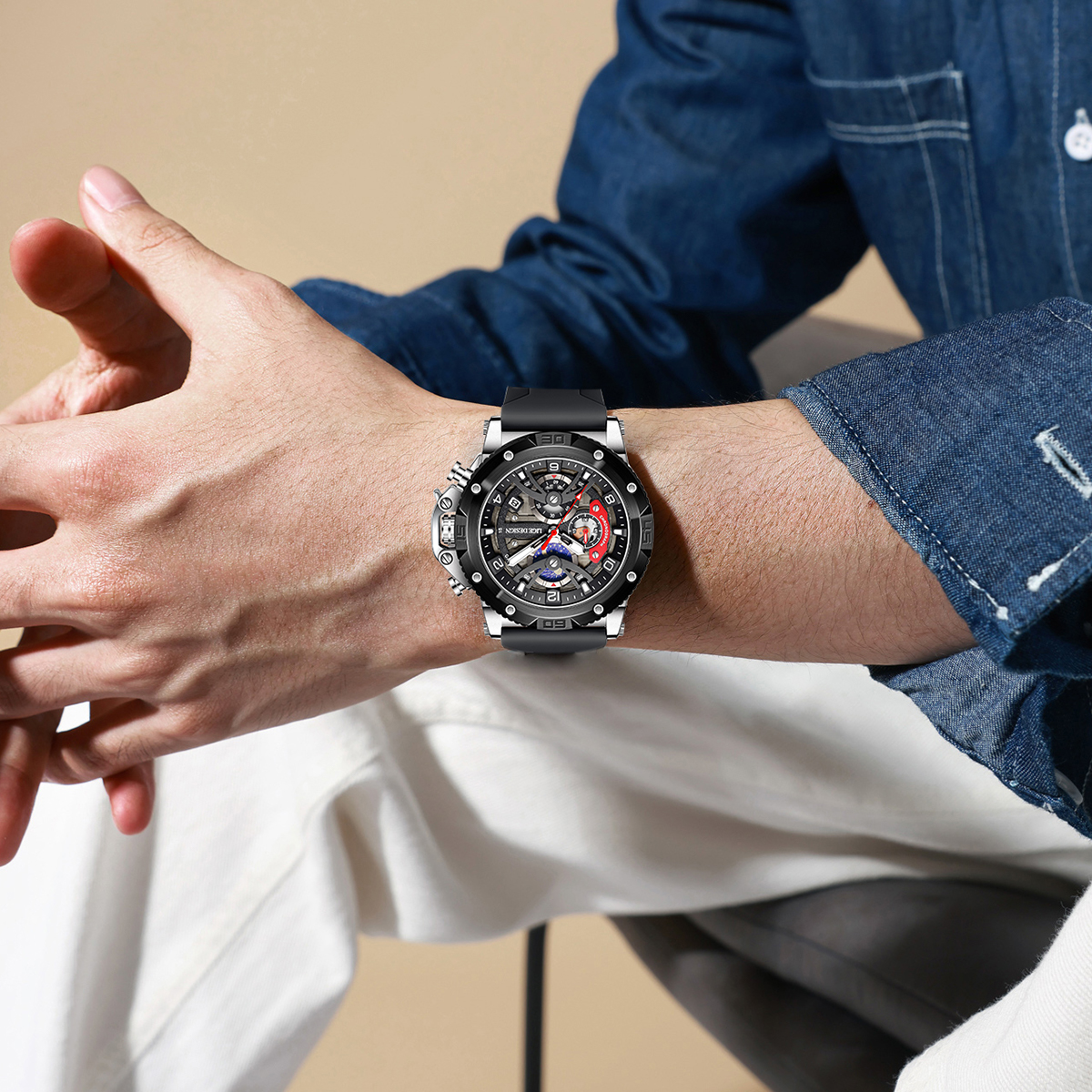 LIGE 2025 new men's watches fa - Smartwatch New Watches 2025 ulasan dan harga