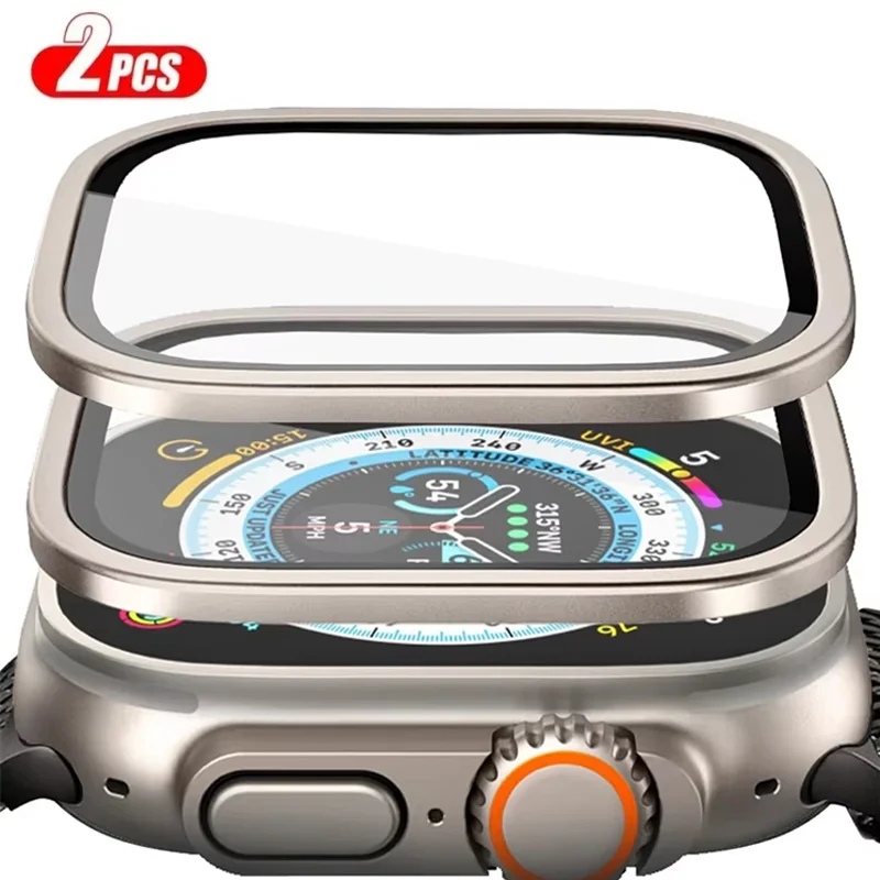 Aluminium Alloy Case+Tempered  - Smartwatch Apple Watches For Men ulasan dan harga