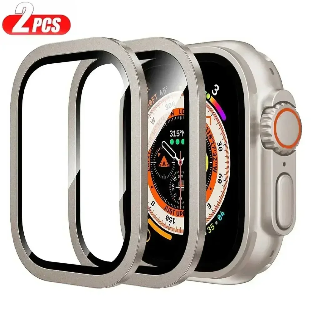 Aluminium Alloy Case+Tempered  - Smartwatch Apple Watches For Men ulasan dan harga