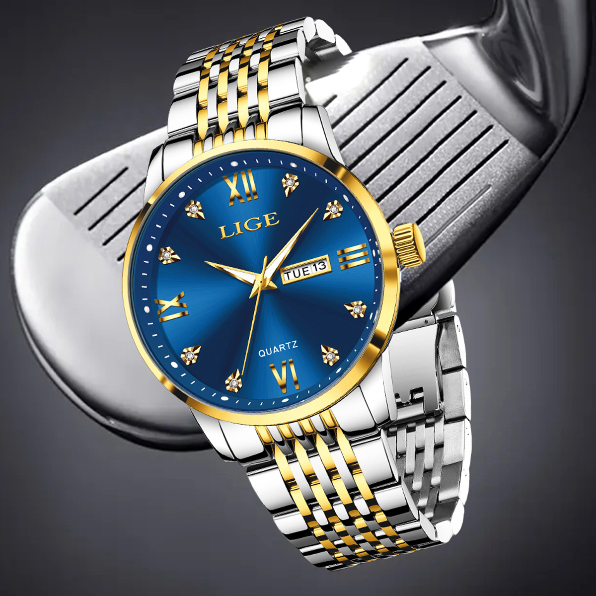 LIGE Men Watch Water Diamond L - Smartwatch Digital Watches For Men ulasan dan harga
