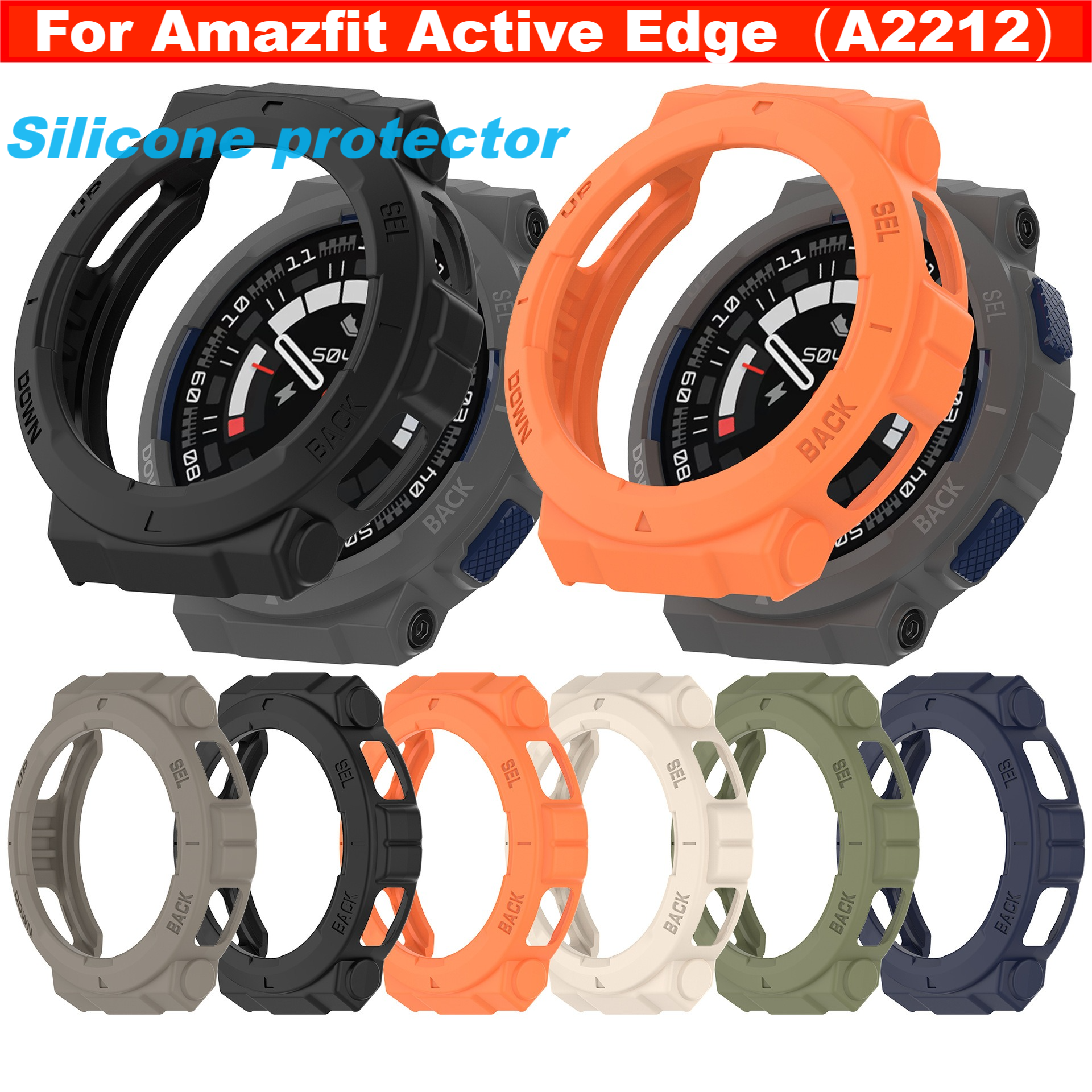 Silicone case For Amazfit Acti - Smartwatch Watches Amazfit ulasan dan harga