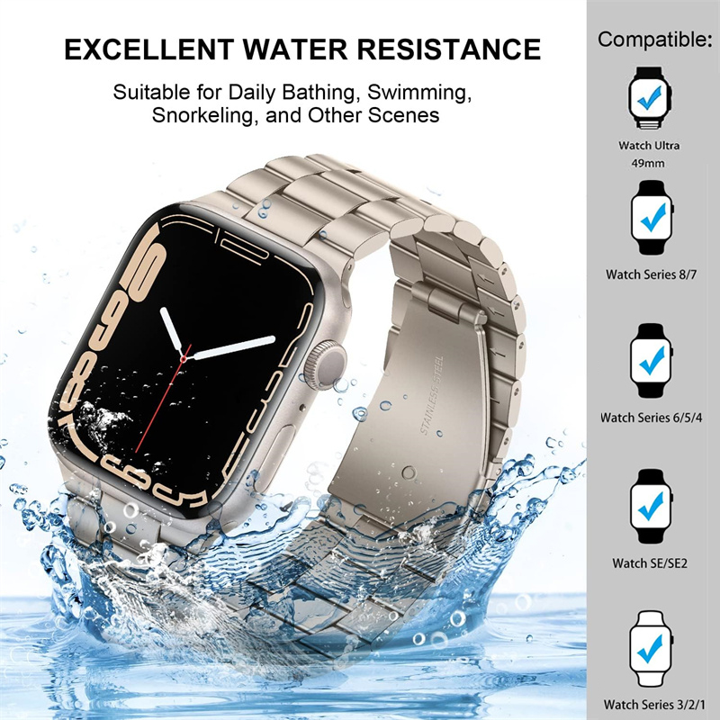 Metal strap For Apple watch Ul - Smartwatch Apple Watches For Men ulasan dan harga
