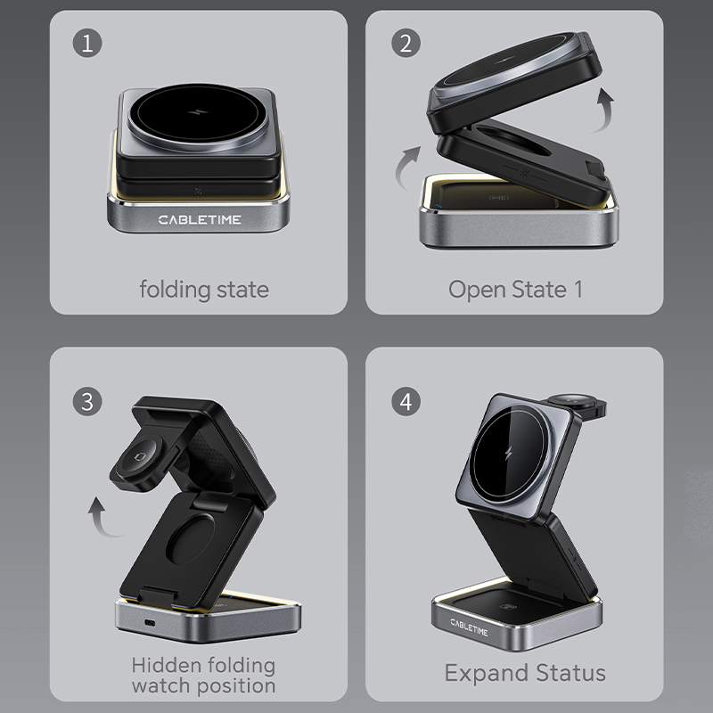 CABLETIME Foldable Magnetic 3  - Watches Smartwatch Samsung ulasan dan harga