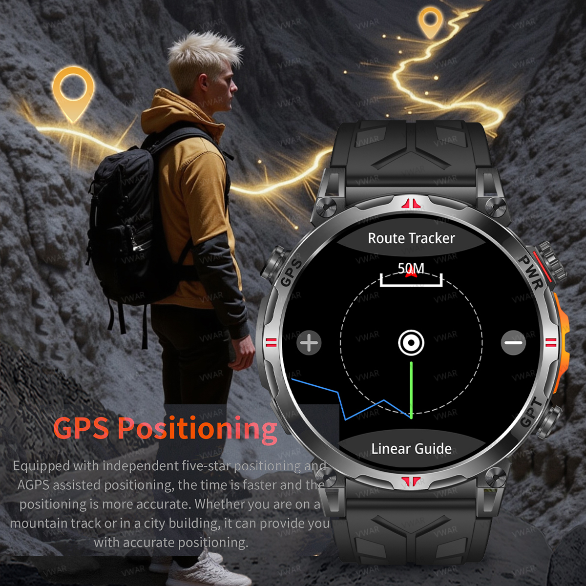 VWAR Air5 Ultra GPS Smartwatch - Watch Vs Smartwatch ulasan dan harga