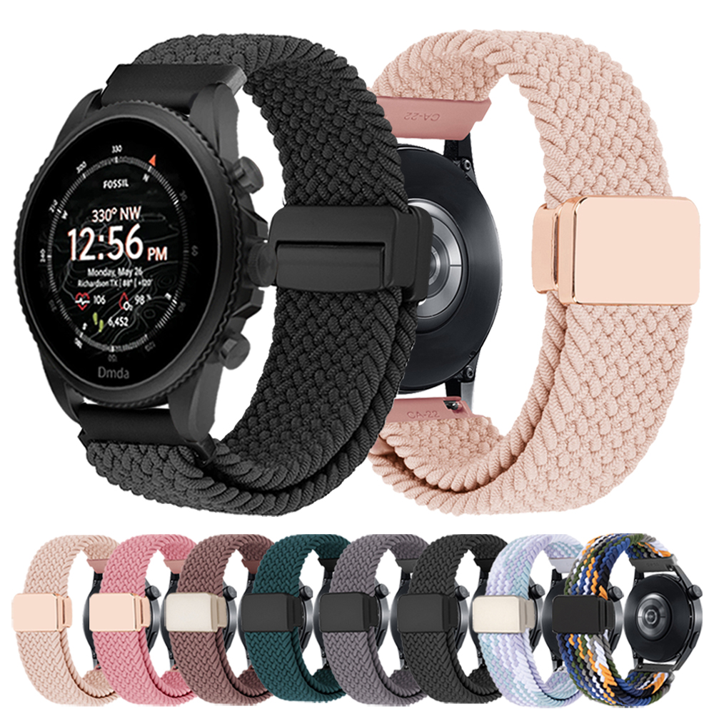 20mm 22mm Magnetic Buckle Stra - Fossil Watches Smartwatch Gen 6 ulasan dan harga