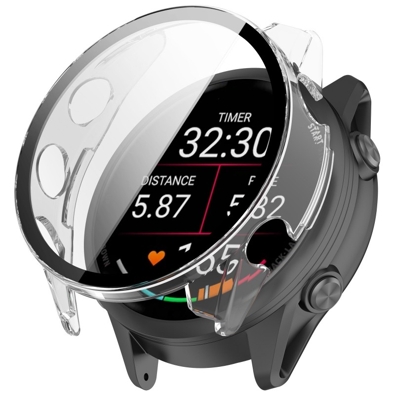 Tempered Glass Case for Garmin - Xwatch Smartwatch ulasan dan harga